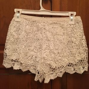 Crochet Laced Shorts